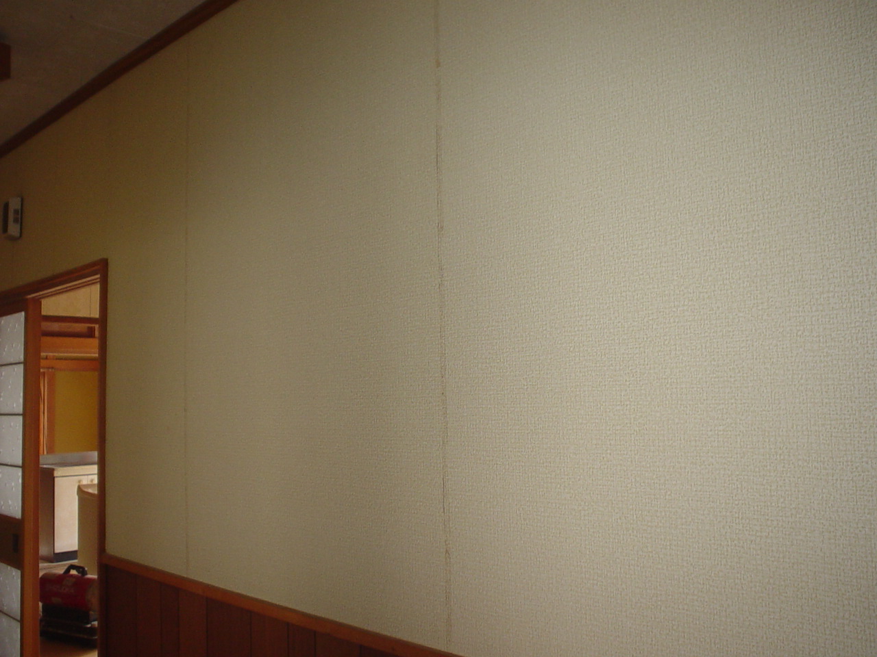 張替え現場です 諏訪 松本 北杜エリアの内装リフォーム 名取景雲堂